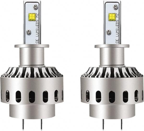 PRO-SOURCE 8,000 Lumens, 12-24 VDC, H3 LED Headlights (Pair) 6500K
