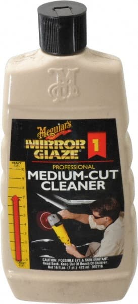 Meguiars Mirror Glaze Automotive Medium Cut Cleaner 16 oz Bottle