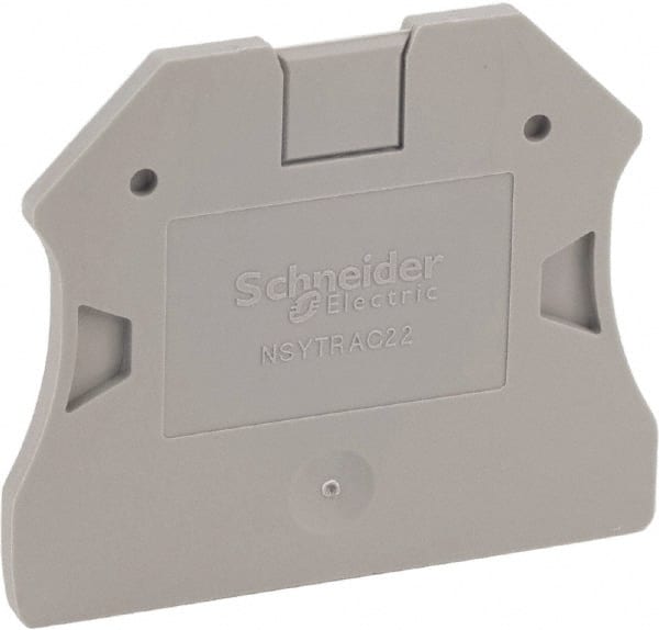 Schneider Electric 2.2mm High, Terminal Block End Cover Use with