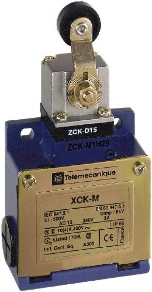 Telemecanique Sensors DP, NC/NO, 240 VAC, Screw Terminal, Roller