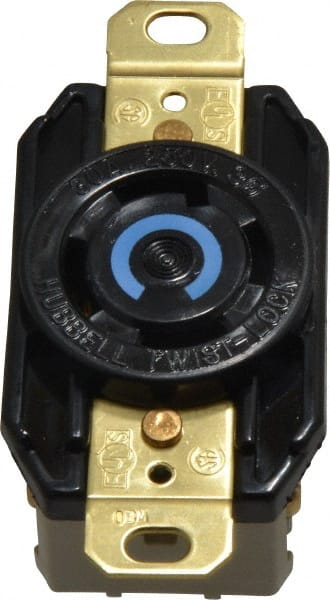 Hubbell Wiring Device-Kellems 250 VAC, 30 Amp, L15-30R NEMA, Self