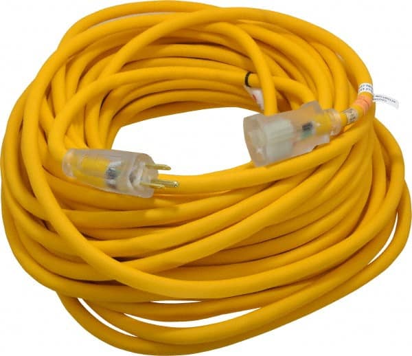 Southwire 100 ft., 12/3 Gauge/Conductors, Yellow Outdoor Extension