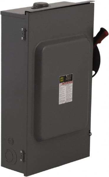 はる Square D 200 Amp, 240 VAC, 250 VDC, 2 Pole Fused Safety Switch