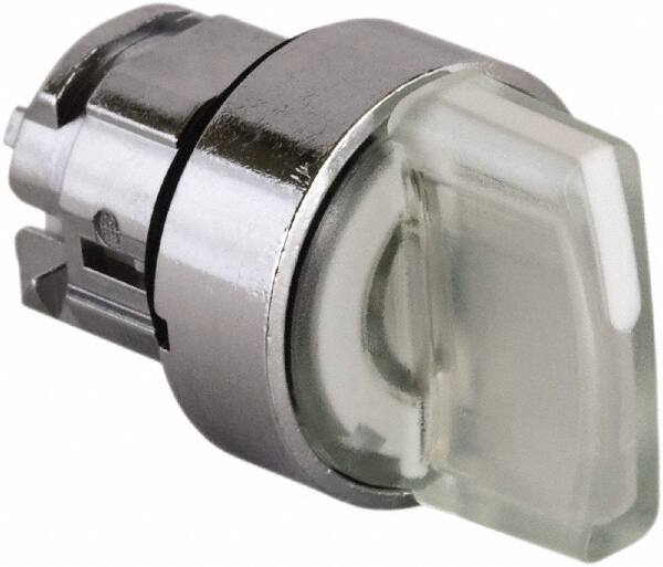 Schneider Electric 22mm Mount Hole, 3 Position, Handle Operated, Selector  Switch White, Momentary (MO), Illuminated, Shock, Vibration and Water ...