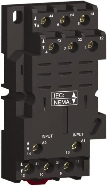 Square D 11 Pins, 250 Volt, 16 Amp, 3PDT, Ice Cube Relay Socket
