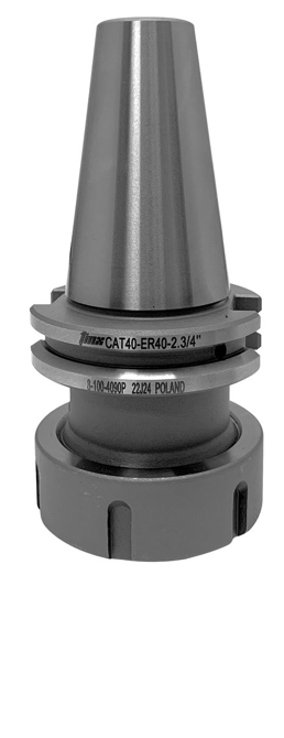 3 CAT40-ER40 Collet Chucks - 4" Gage Length, Coolant Thru - CNC Tool Holders