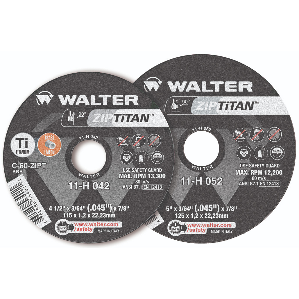 Walter Surface Technologies ZIP TiTAN™ Angle Grinder Cut-Off Wheel