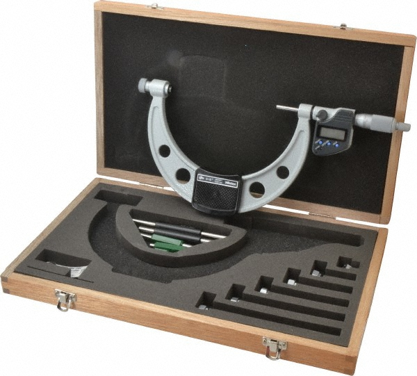 Mitutoyo Electronic Interchangeable Anvil Micrometer: 152.4 mm