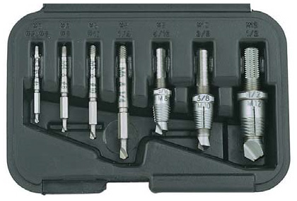 Alden Grabit Drill-Out Broken-Bolt Extractor Set #7017P, 7pc. Kit