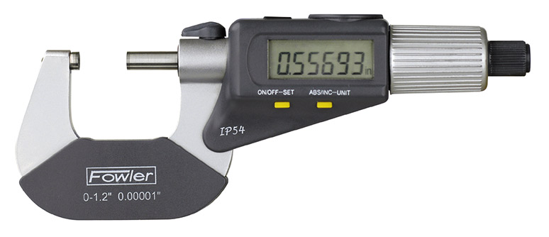 Fowler 54-860-301-0， IP54 Digital Disc Micrometers with 0-1/25mm