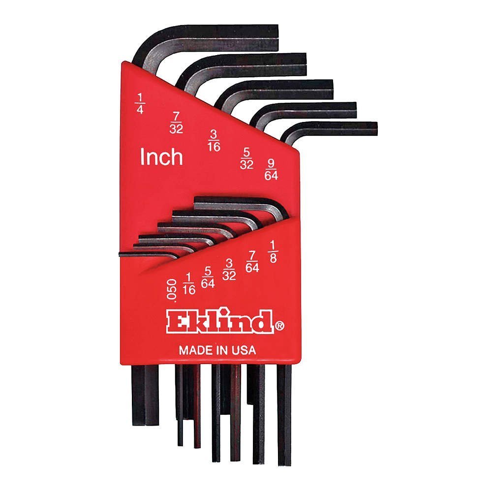 【key-bee 】WorksAlex Elmsley1&2 Eklind 10111 Standard 11 piece Hex Key Set 0.05
