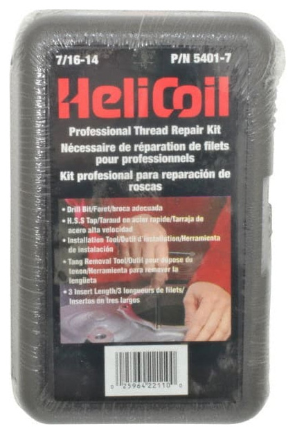 Perma Coil Thread Repair Inserts – 7/16-20 NF, Pack Of 6 – Fits Heli-Coil 208-207