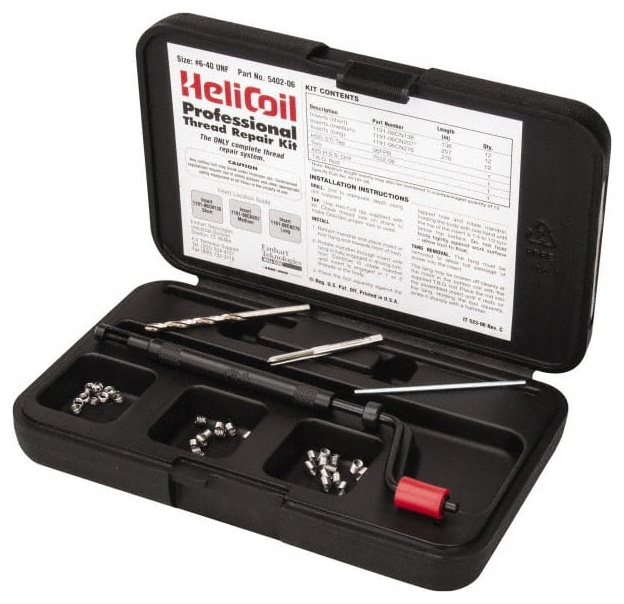 HeliCoil Screw Thread Insert Thread Repair Kit #5402-06, 6