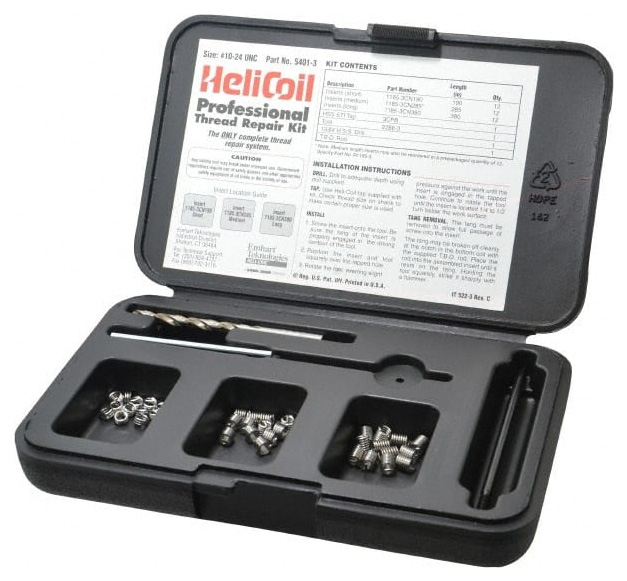 Heli-Coil 18 Inserts, M12x1.75 Metric Coarse Standard, Thread Rep