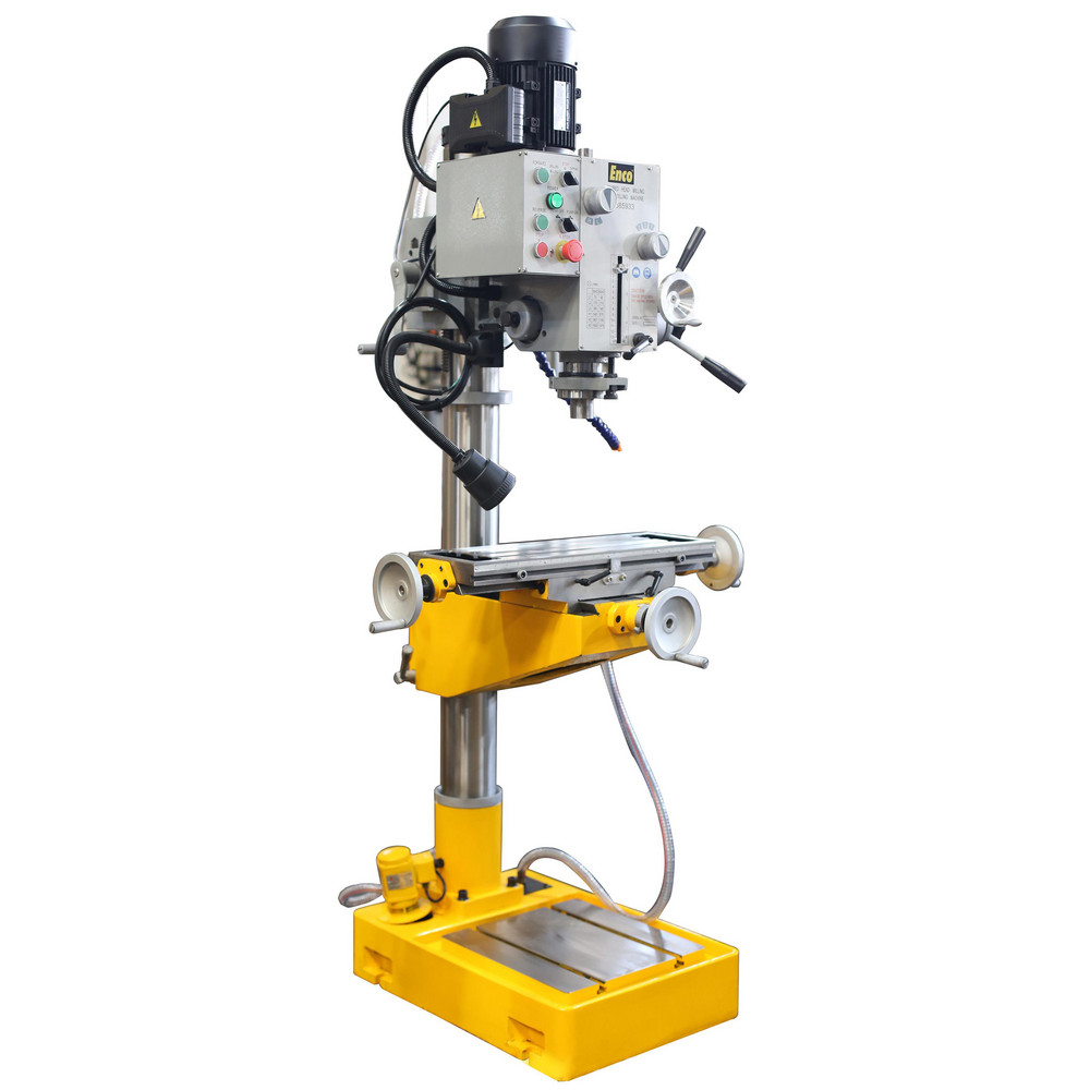 ドリル、プレス Enco Floor & Bench Drill Presses, Drive Type: Geared Head, Swing