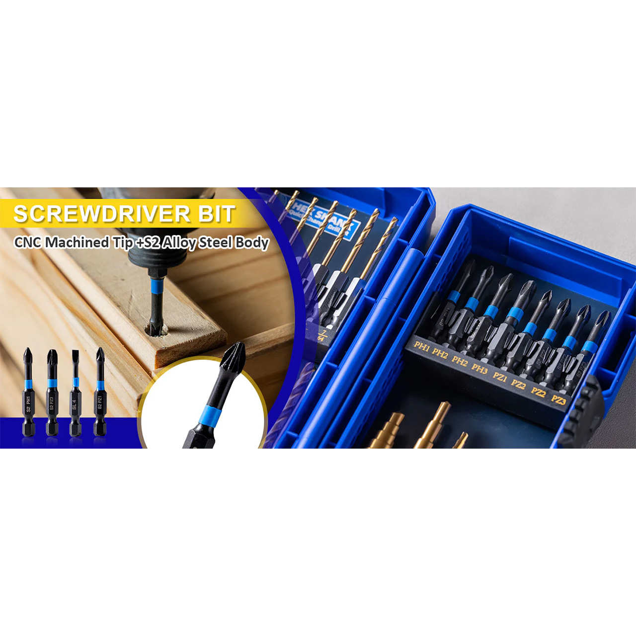 JEFE HEX 20-Piece Drill And Tap Set – Hex Shank Bits & Taps For Metal, Impact Driver Ready