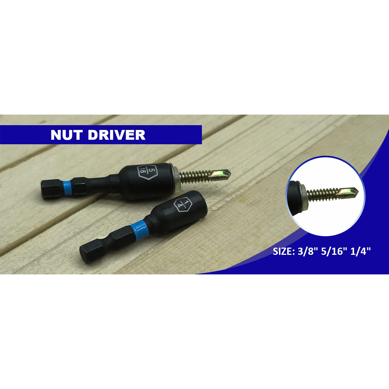 JEFE HEX Handree 48-piece Hex Shank Impact Drill and Screwdriver