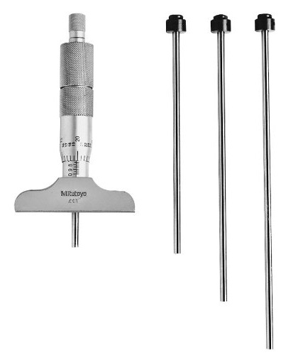 【みーみ】 Mitutoyo Depth Micrometers Series 329, 129 - Interchangeable Rod