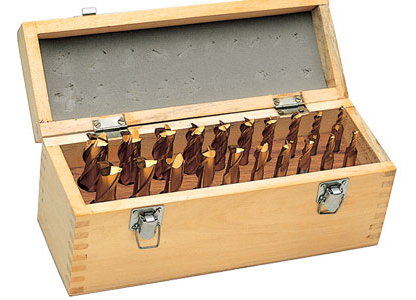 Precise Tin Coated End Mill Set (2 and 4 Flute - 20 Pieces) - 7600