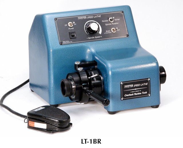 Twister Speed Lathe , Variable Speed Deburring / Polishing Lathe