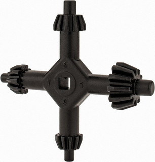 4-Way Master Chuck Key, for Use with 3/8 to 3/4 Inch Heavy Duty Drill ...
