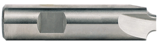 Rod End Rounding Tool Rushmore USA 3 Flute Cobalt Corner Rounding End Mill, 1/8