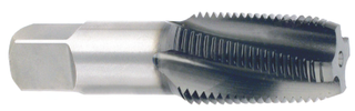 YG-1 H.S.S. NPT/F Vanadium Spiral Flute Taper Pipe Tap, 3/8"-18 Thread ...