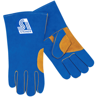 Steiner 02139-L Welding Gloves Large Brown Split Cowhide Aluminized Mylar Inner Layer Steiner 02139-L Welding Gloves Large Brown Split Cowhide Aluminized Mylar Inner Layer
