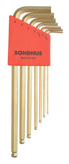 Bondhus GoldGuard Sechskantschlüssel – 1/2 Zoll, 21,1 Cm, Vergoldet, Korrosionsgeschützt, Mit Lebenslanger Garantie