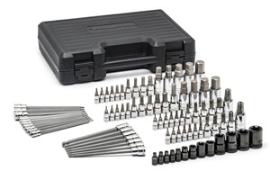 ウェア outman GEARWRENCH 84 Piece SAE/Metric Hex and Torx® Bit Socket Set