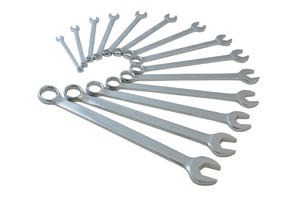 Sunex 14 Piece SAE Full Polished V-Groove Combination Wrench