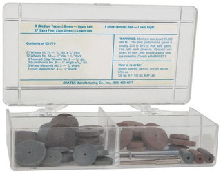 Cratex "type" Rubberized Abrasives Rotary Bit Set