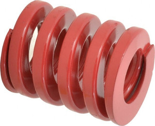 Danly 2" Hole Diam, 1" Rod Diam, 2-1/2" Free Length, Red Die Spring 242 ...