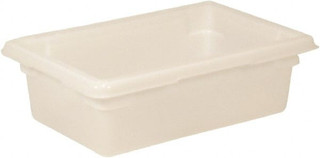 Rubbermaid FG350900WHT White Polyethylene Food Storage Box - 18 x
