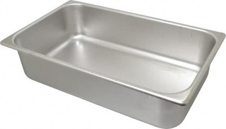 Vollrath Rectangular, Chrome Stainless Steel Food Pan 2-1/2 High