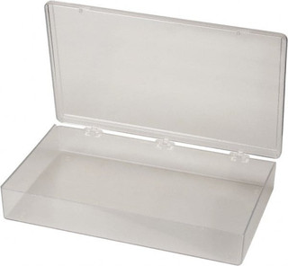 Flambeau 6 Compartment Clear Small Parts Box 6-3/4 Wide x 1-3/4 High x  11 Deep, K-Resin Frame, 6 Bin Width x 1-1/2 Bin Height x 1-5/8 Bin  Depth K606 - 00292920 