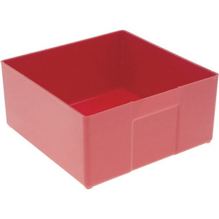 16 - 6x6x3 Red Plastic Boxes for Vertical Lift Storage System Bins Trays  Cups