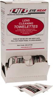 PIP 100 Qty 1 Pack 100 Antifog, Antistatic Lens Cleaning Towelettes ...
