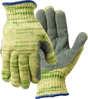 Whizard Size M (8), ANSI Cut Lvl 7, Split Back/Grain Palm