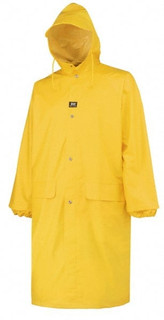 Helly Hansen Size M Yellow Rain Coat 2 Pockets, 38-40