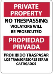 NMC "Private Property - No Trespassing - Violators Will Be Prosecuted ...