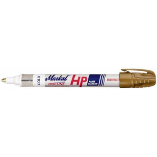 Markal Gold Paint Marker Round Crayon Tip, Oil Base Ink 80231 - 02748622 -  Penn Tool Co., Inc