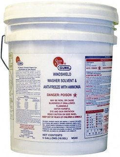GUNK 5 Gal Pail Automotive Windshield Washer Fluid Flammable M540
