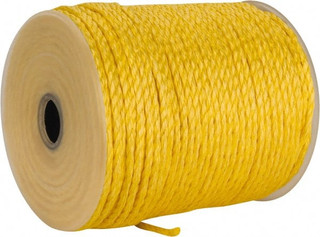 840 Rope IDEAL 600 Ft. Long, 125 Lb. Load, Polypropylene Rope 1/4 Inch Diameter ...