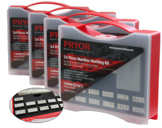 Pryor 54 Piece Number Marking Kits| Penn Tool Co., Inc