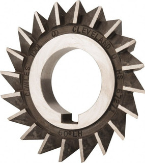 HHIP 45 Degree HSS Single Angle Chamfer Cutter - 3/4" Cutter Diameter, 3/8" Shank For Milling & Deburring