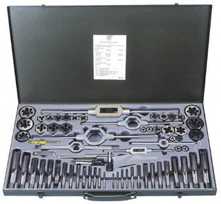 Value Collection Tap & Die Set, 1/8-44 to 3/4-16 Taps, 1/8-44 to 3/4-16 ...