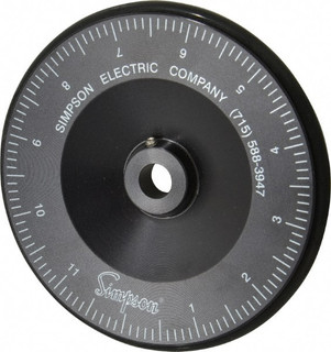 Simpson Electric 0 Digit LED Display Encoder Encoder Wheel 46005 ...