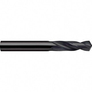 Urjumpea 36mm Small Shank Drill Black Oxide Finish,1/2 Inch Parallel Shank Drill,High-Speed Steel Black Twists Drill