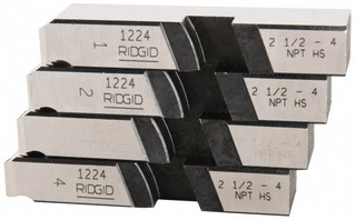 Ridgid Thread Chaser: 2-1/2 to 4 NPT, 22° Hook Angle, Right Hand Use ...